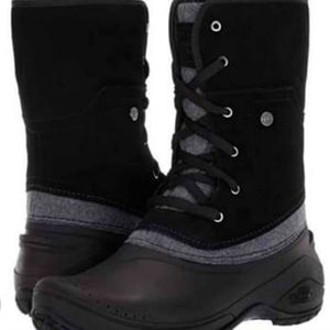 The North Face shellista II roll down boots, Black Size 8